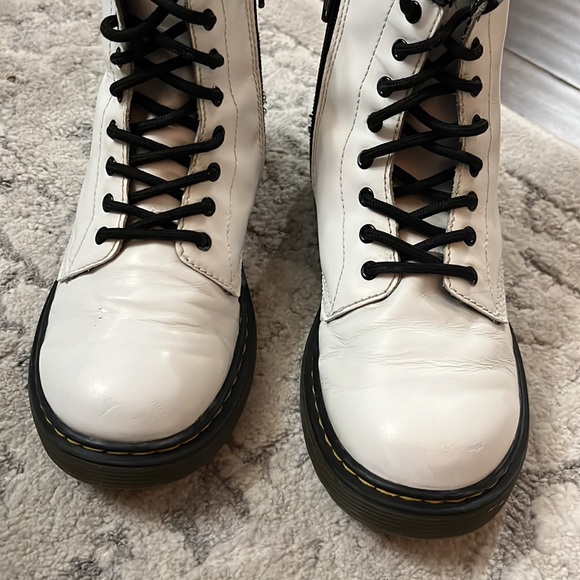 Dr. Martens white 1460 8-Eye boots Womens Size 5/Girl 3 - Picture 9 of 17